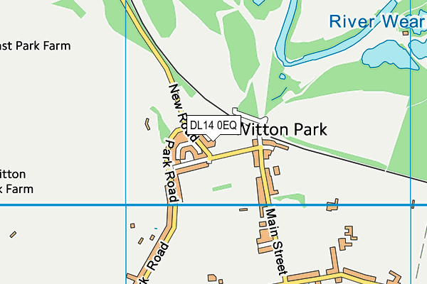 DL14 0EQ map - OS VectorMap District (Ordnance Survey) DL14 0EQ map - OS VectorMap District (Ordnance Survey)