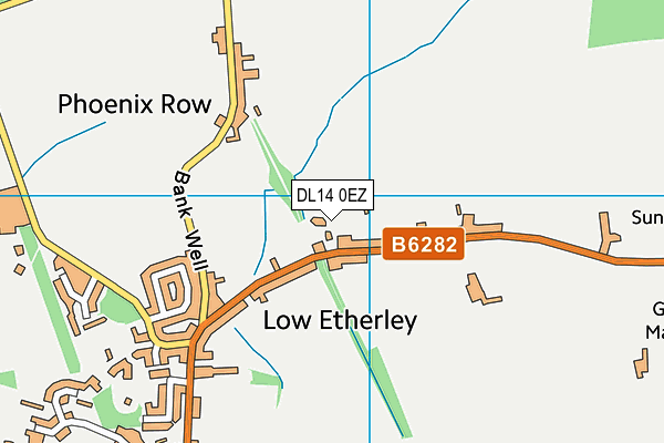 DL14 0EZ map - OS VectorMap District (Ordnance Survey) DL14 0EZ map - OS VectorMap District (Ordnance Survey)