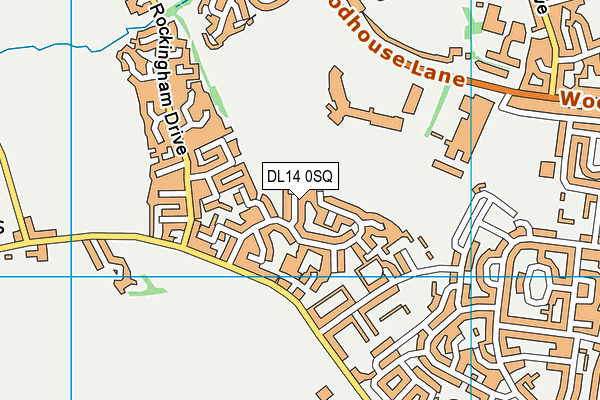 DL14 0SQ map - OS VectorMap District (Ordnance Survey) DL14 0SQ map - OS VectorMap District (Ordnance Survey)