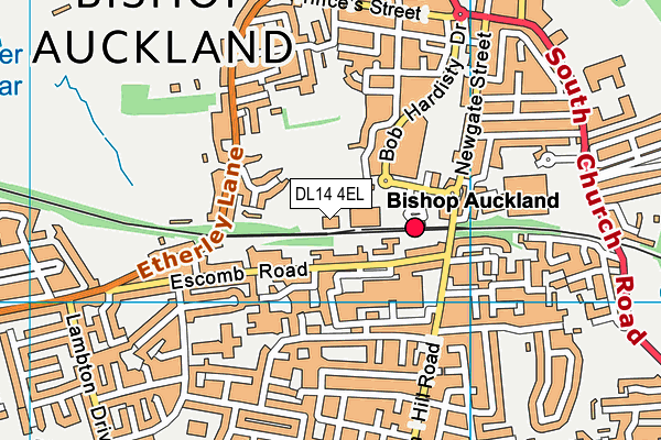 DL14 4EL map - OS VectorMap District (Ordnance Survey) DL14 4EL map - OS VectorMap District (Ordnance Survey)