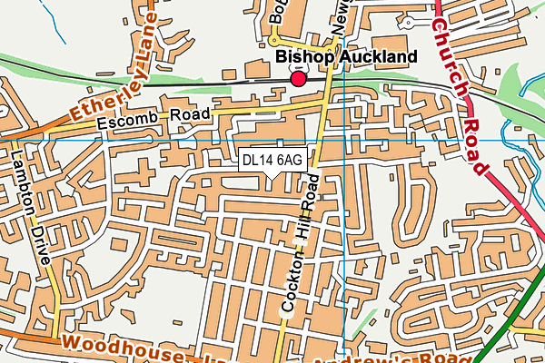 DL14 6AG map - OS VectorMap District (Ordnance Survey) DL14 6AG map - OS VectorMap District (Ordnance Survey)