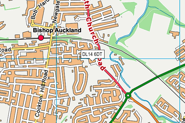 DL14 6DT map - OS VectorMap District (Ordnance Survey) DL14 6DT map - OS VectorMap District (Ordnance Survey)