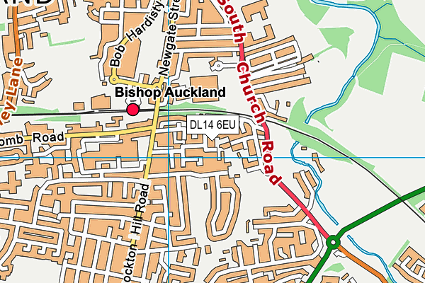 DL14 6EU map - OS VectorMap District (Ordnance Survey) DL14 6EU map - OS VectorMap District (Ordnance Survey)