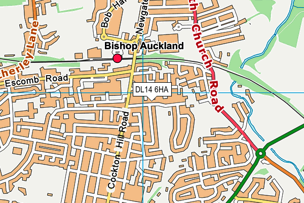 DL14 6HA map - OS VectorMap District (Ordnance Survey) DL14 6HA map - OS VectorMap District (Ordnance Survey)