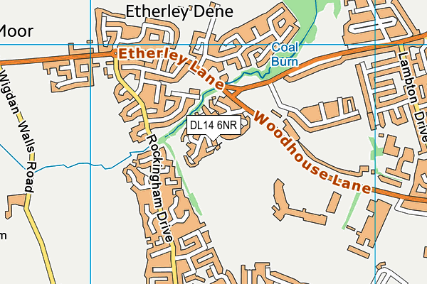 DL14 6NR map - OS VectorMap District (Ordnance Survey) DL14 6NR map - OS VectorMap District (Ordnance Survey)