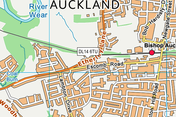 DL14 6TU map - OS VectorMap District (Ordnance Survey) DL14 6TU map - OS VectorMap District (Ordnance Survey)
