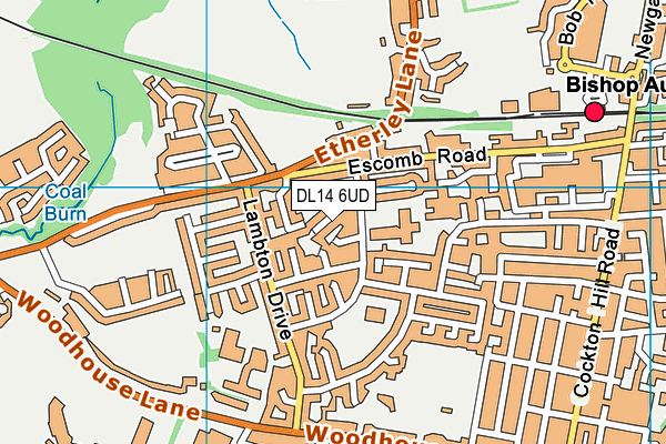 DL14 6UD map - OS VectorMap District (Ordnance Survey) DL14 6UD map - OS VectorMap District (Ordnance Survey)