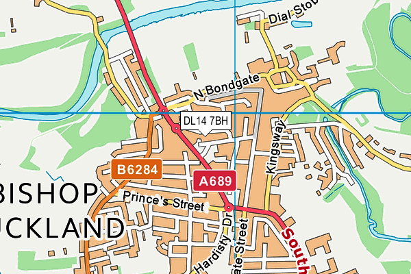 DL14 7BH map - OS VectorMap District (Ordnance Survey) DL14 7BH map - OS VectorMap District (Ordnance Survey)