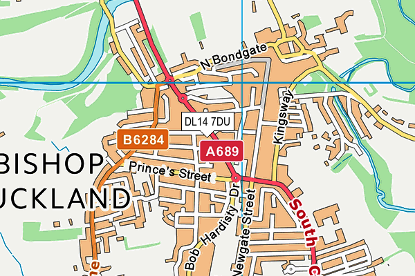 DL14 7DU map - OS VectorMap District (Ordnance Survey) DL14 7DU map - OS VectorMap District (Ordnance Survey)