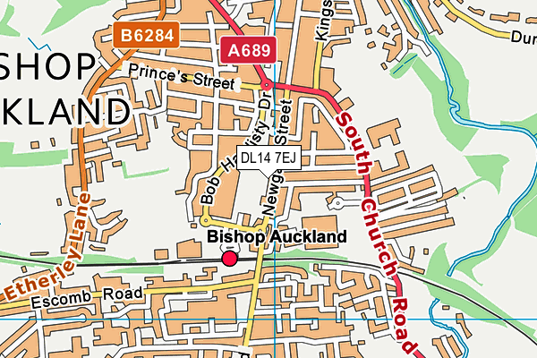DL14 7EJ map - OS VectorMap District (Ordnance Survey) DL14 7EJ map - OS VectorMap District (Ordnance Survey)