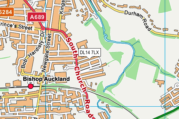 DL14 7LX map - OS VectorMap District (Ordnance Survey) DL14 7LX map - OS VectorMap District (Ordnance Survey)