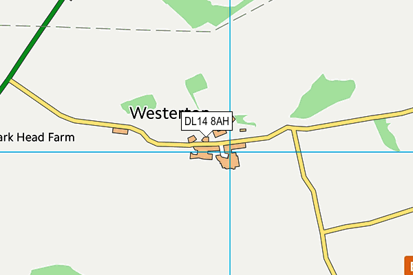 DL14 8AH map - OS VectorMap District (Ordnance Survey) DL14 8AH map - OS VectorMap District (Ordnance Survey)