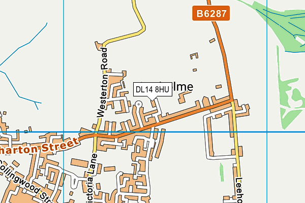 DL14 8HU map - OS VectorMap District (Ordnance Survey) DL14 8HU map - OS VectorMap District (Ordnance Survey)