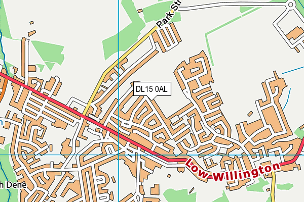 DL15 0AL map - OS VectorMap District (Ordnance Survey) DL15 0AL map - OS VectorMap District (Ordnance Survey)