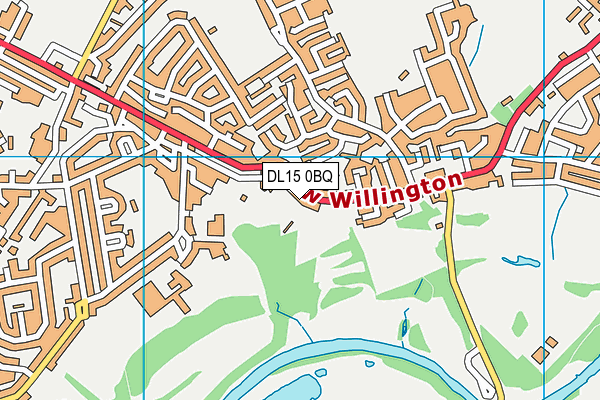 DL15 0BQ map - OS VectorMap District (Ordnance Survey) DL15 0BQ map - OS VectorMap District (Ordnance Survey)