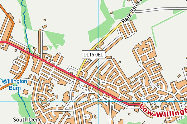 DL15 0EL map - OS VectorMap District (Ordnance Survey) DL15 0EL map - OS VectorMap District (Ordnance Survey)
