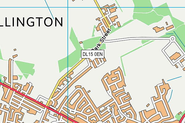 DL15 0EN map - OS VectorMap District (Ordnance Survey) DL15 0EN map - OS VectorMap District (Ordnance Survey)