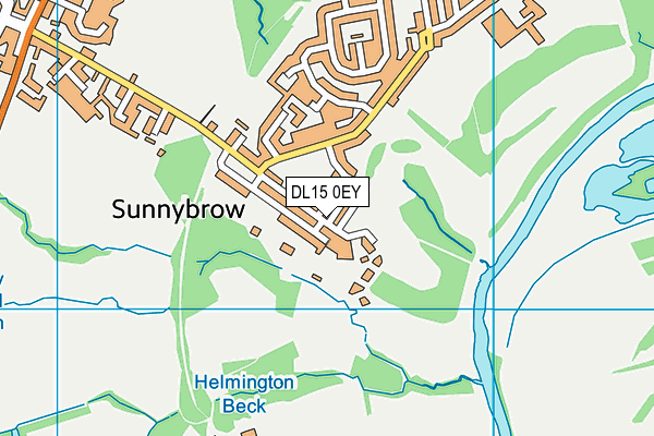 DL15 0EY map - OS VectorMap District (Ordnance Survey) DL15 0EY map - OS VectorMap District (Ordnance Survey)