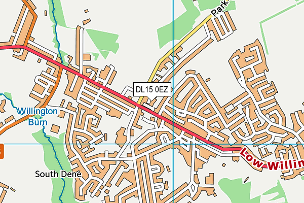 DL15 0EZ map - OS VectorMap District (Ordnance Survey) DL15 0EZ map - OS VectorMap District (Ordnance Survey)
