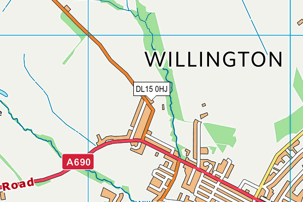 DL15 0HJ map - OS VectorMap District (Ordnance Survey) DL15 0HJ map - OS VectorMap District (Ordnance Survey)