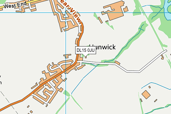 DL15 0JU map - OS VectorMap District (Ordnance Survey) DL15 0JU map - OS VectorMap District (Ordnance Survey)