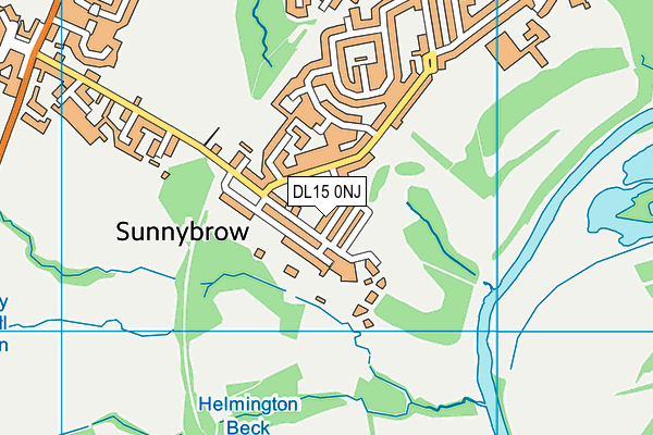 DL15 0NJ map - OS VectorMap District (Ordnance Survey) DL15 0NJ map - OS VectorMap District (Ordnance Survey)