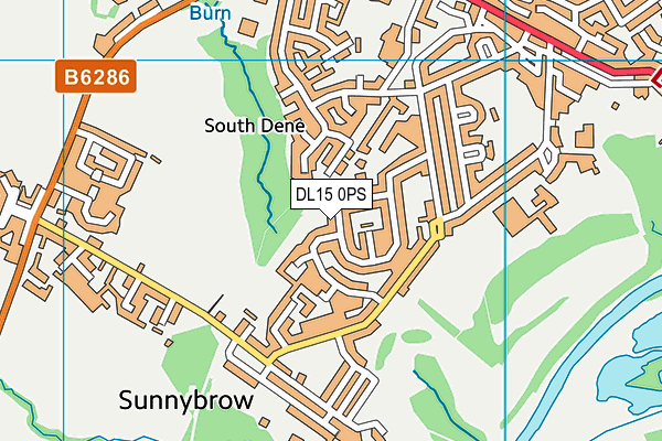 DL15 0PS map - OS VectorMap District (Ordnance Survey) DL15 0PS map - OS VectorMap District (Ordnance Survey)