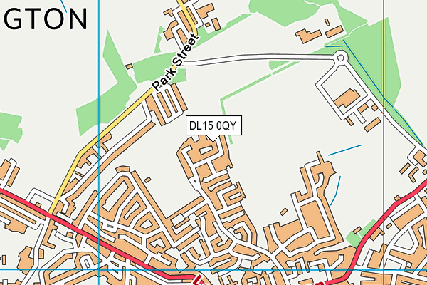 DL15 0QY map - OS VectorMap District (Ordnance Survey) DL15 0QY map - OS VectorMap District (Ordnance Survey)