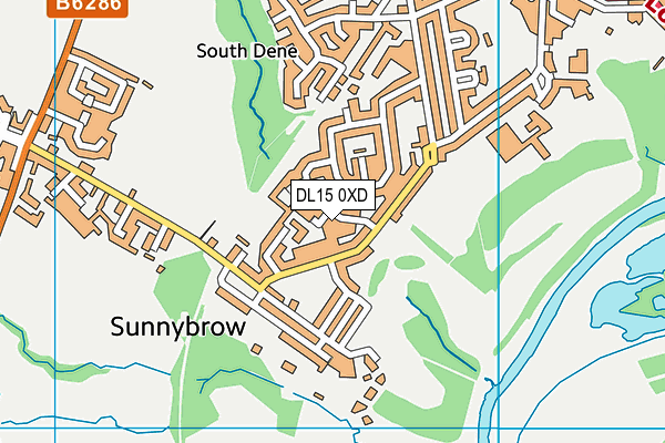 DL15 0XD map - OS VectorMap District (Ordnance Survey) DL15 0XD map - OS VectorMap District (Ordnance Survey)