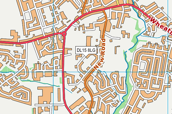 DL15 8LG map - OS VectorMap District (Ordnance Survey) DL15 8LG map - OS VectorMap District (Ordnance Survey)