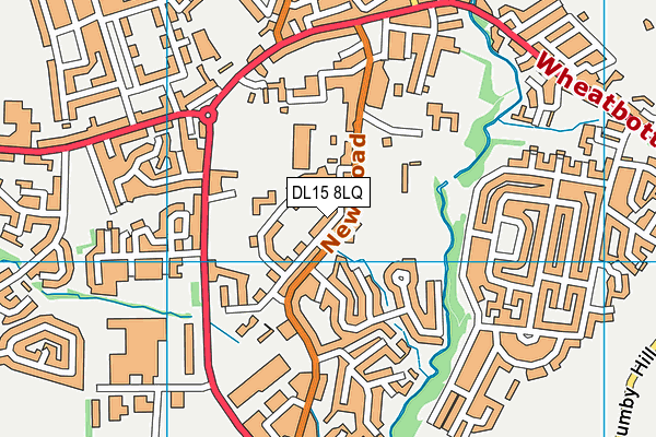 DL15 8LQ map - OS VectorMap District (Ordnance Survey) DL15 8LQ map - OS VectorMap District (Ordnance Survey)