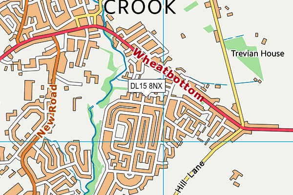 DL15 8NX map - OS VectorMap District (Ordnance Survey) DL15 8NX map - OS VectorMap District (Ordnance Survey)