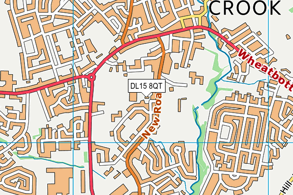 DL15 8QT map - OS VectorMap District (Ordnance Survey) DL15 8QT map - OS VectorMap District (Ordnance Survey)