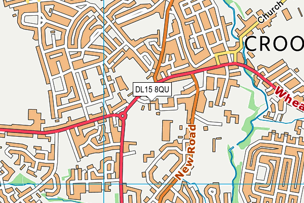 DL15 8QU map - OS VectorMap District (Ordnance Survey) DL15 8QU map - OS VectorMap District (Ordnance Survey)