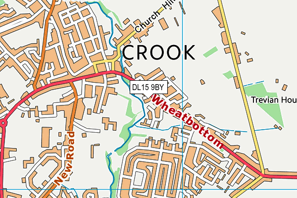 DL15 9BY map - OS VectorMap District (Ordnance Survey) DL15 9BY map - OS VectorMap District (Ordnance Survey)