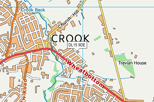 DL15 9DE map - OS VectorMap District (Ordnance Survey) DL15 9DE map - OS VectorMap District (Ordnance Survey)