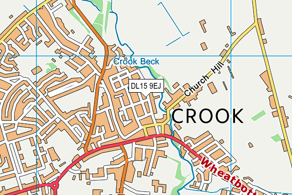 DL15 9EJ map - OS VectorMap District (Ordnance Survey) DL15 9EJ map - OS VectorMap District (Ordnance Survey)