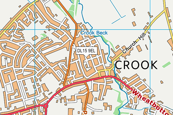 DL15 9EL map - OS VectorMap District (Ordnance Survey) DL15 9EL map - OS VectorMap District (Ordnance Survey)