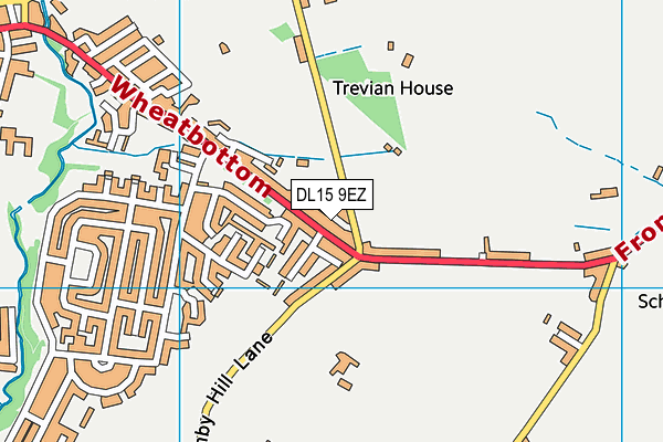 DL15 9EZ map - OS VectorMap District (Ordnance Survey) DL15 9EZ map - OS VectorMap District (Ordnance Survey)