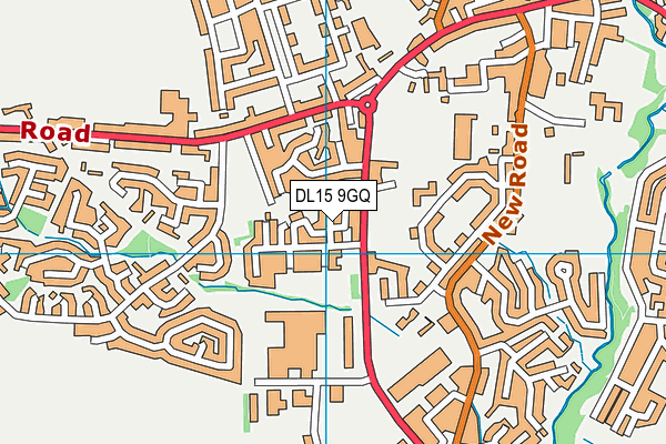 DL15 9GQ map - OS VectorMap District (Ordnance Survey)