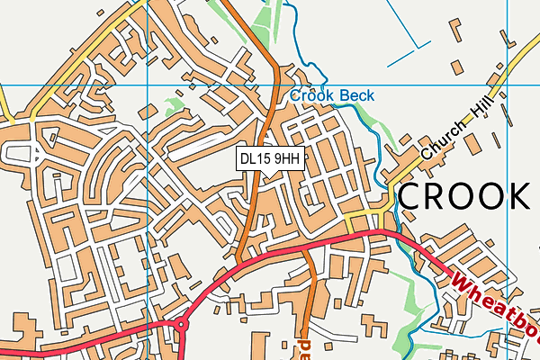 DL15 9HH map - OS VectorMap District (Ordnance Survey) DL15 9HH map - OS VectorMap District (Ordnance Survey)