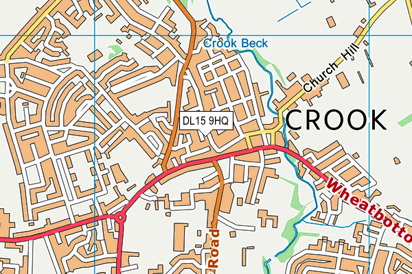 DL15 9HQ map - OS VectorMap District (Ordnance Survey) DL15 9HQ map - OS VectorMap District (Ordnance Survey)