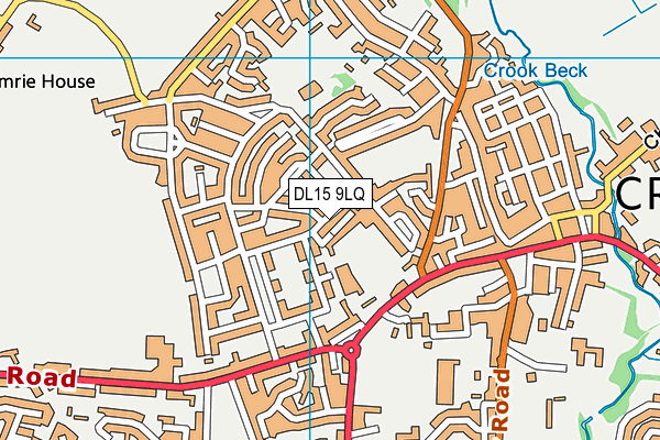 DL15 9LQ map - OS VectorMap District (Ordnance Survey) DL15 9LQ map - OS VectorMap District (Ordnance Survey)