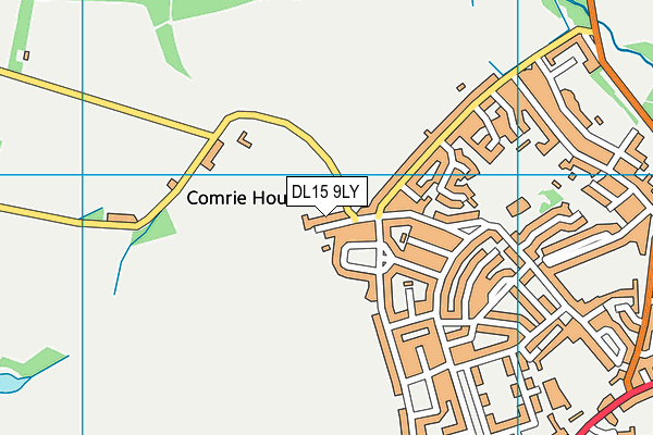 DL15 9LY map - OS VectorMap District (Ordnance Survey) DL15 9LY map - OS VectorMap District (Ordnance Survey)