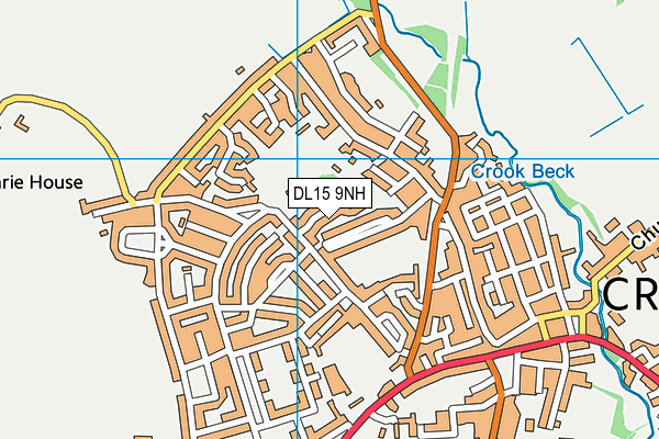 DL15 9NH map - OS VectorMap District (Ordnance Survey) DL15 9NH map - OS VectorMap District (Ordnance Survey)