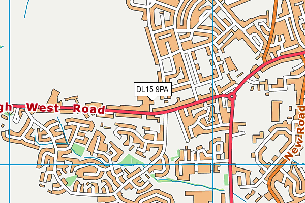 DL15 9PA map - OS VectorMap District (Ordnance Survey) DL15 9PA map - OS VectorMap District (Ordnance Survey)