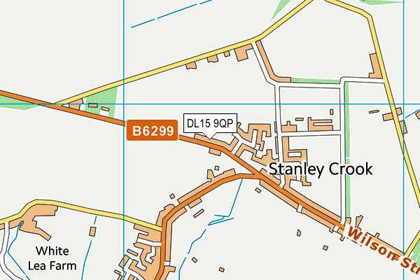 DL15 9QP map - OS VectorMap District (Ordnance Survey) DL15 9QP map - OS VectorMap District (Ordnance Survey)