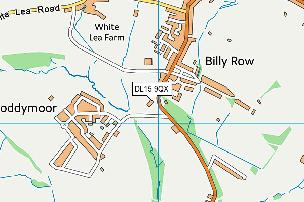 DL15 9QX map - OS VectorMap District (Ordnance Survey) DL15 9QX map - OS VectorMap District (Ordnance Survey)