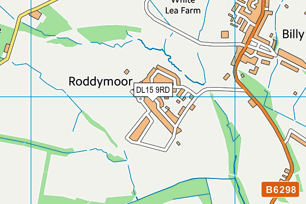 DL15 9RD map - OS VectorMap District (Ordnance Survey) DL15 9RD map - OS VectorMap District (Ordnance Survey)