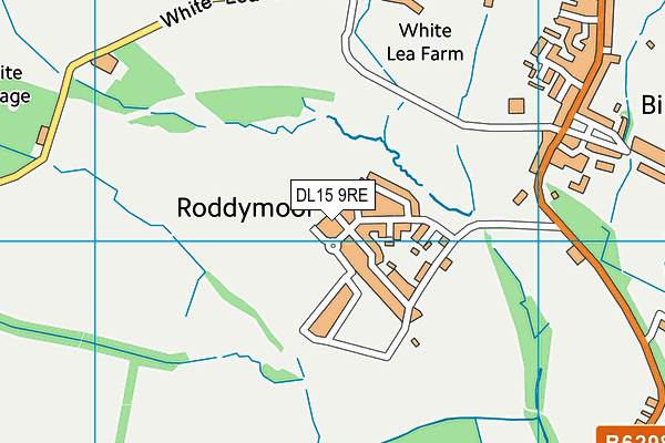 DL15 9RE map - OS VectorMap District (Ordnance Survey) DL15 9RE map - OS VectorMap District (Ordnance Survey)
